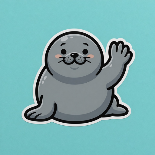 Perk Up Seal mascot